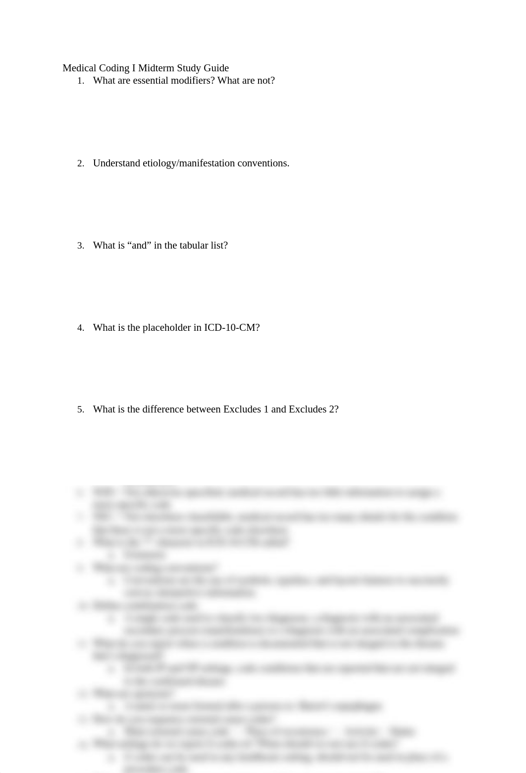 Medical Coding I Midterm Study Guide.docx_d8x1eiaxjhc_page1