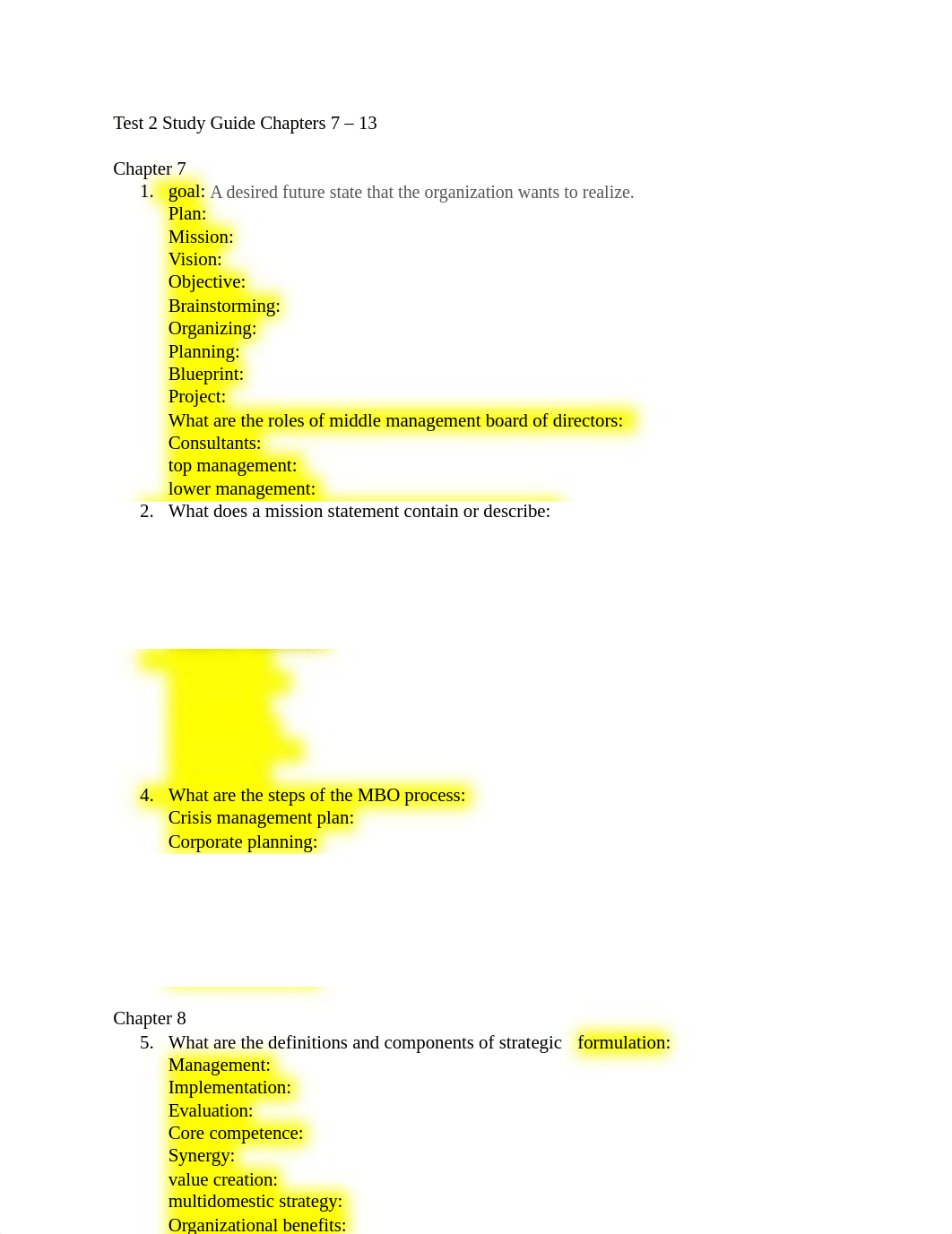 Test 2 Chapters 7-13 Study Guide - Copy.docx_d8x8fqnm42x_page1