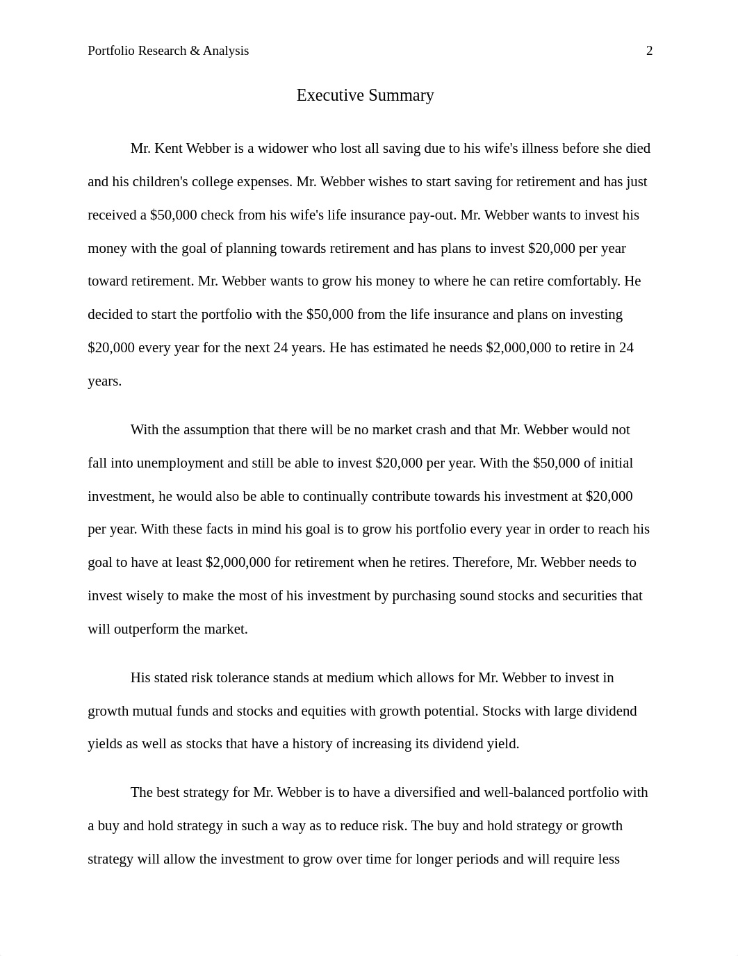 Portfolio Research and Analysis Paper Fin 470.docx_d8x9rulwrvw_page2