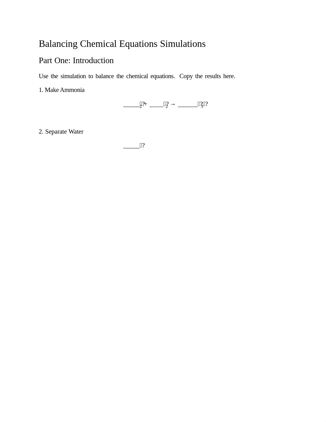 Arnold.Balancing Chemical Equations Simulation worksheet_d8xbwq1zn8e_page1