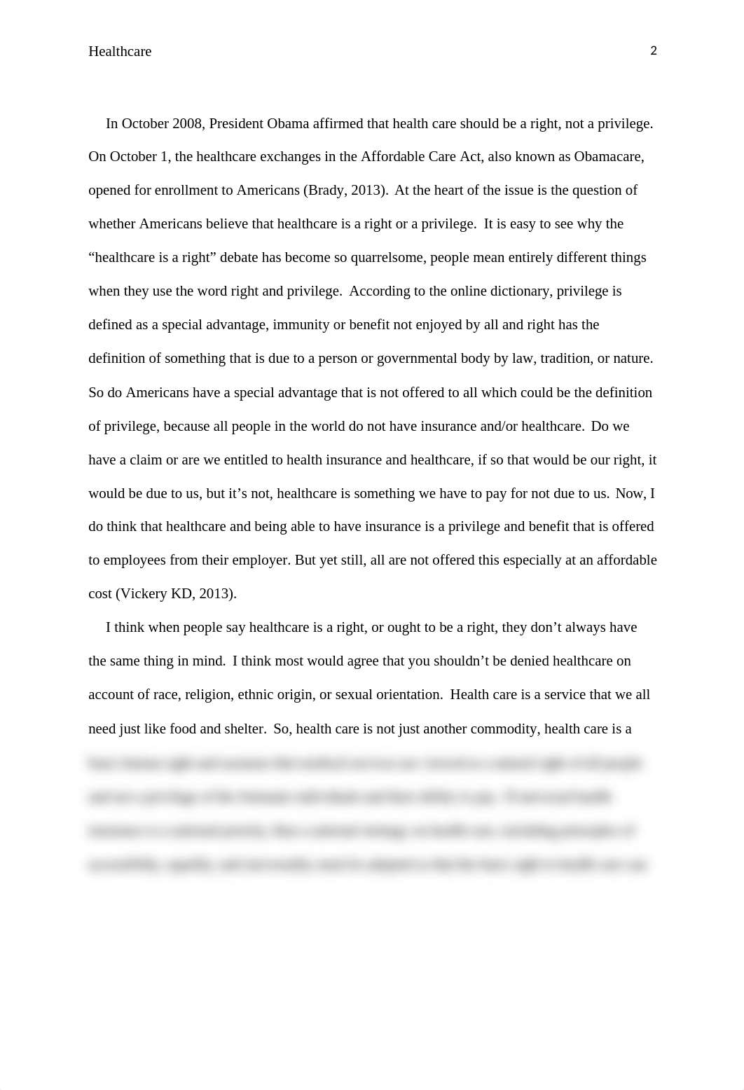 Healthcare right or privilege.docx_d8xdtnurxe3_page2