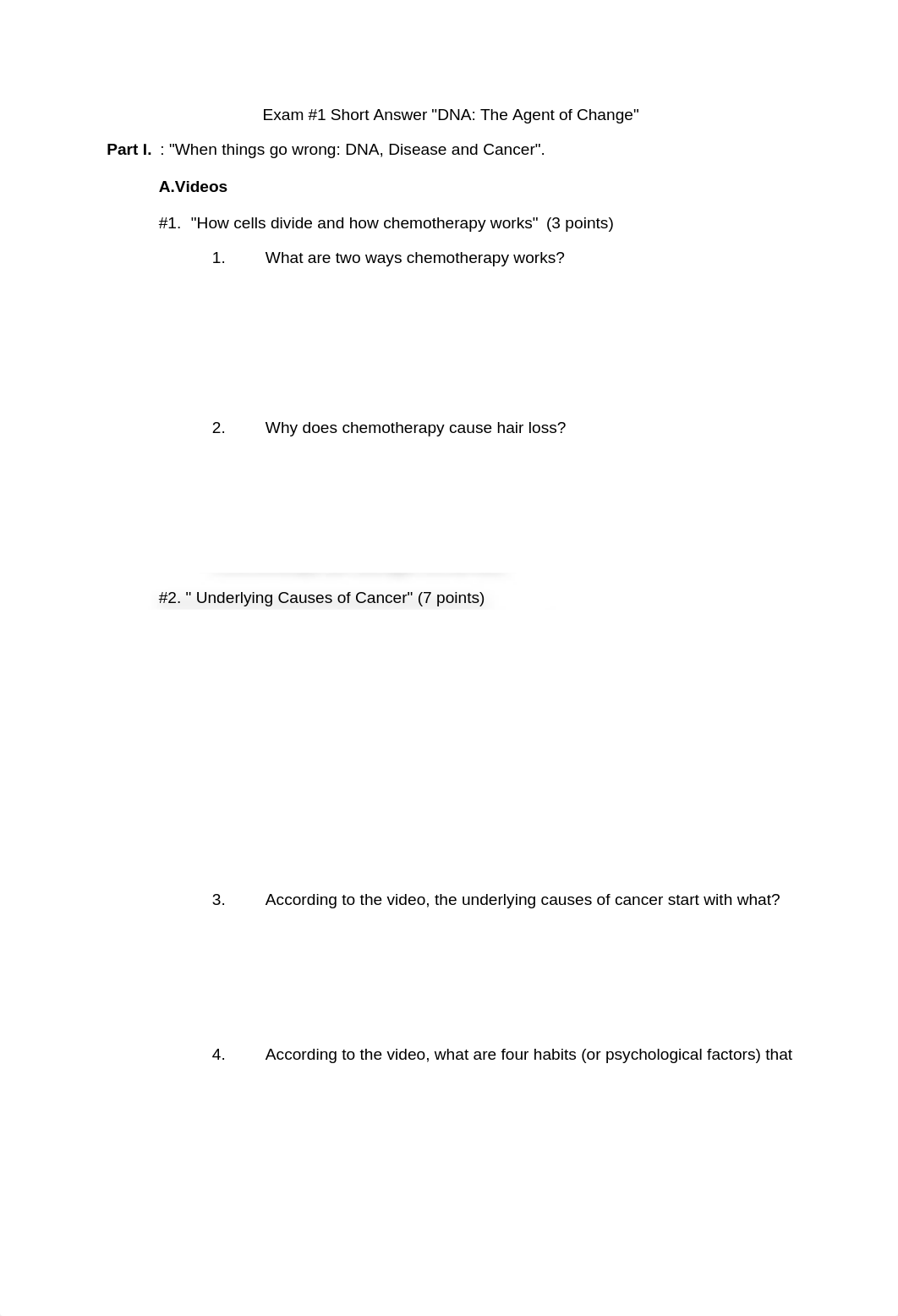 Exam  short answer -DNA the Agent of Change(1)_d8xlh36v2ex_page1