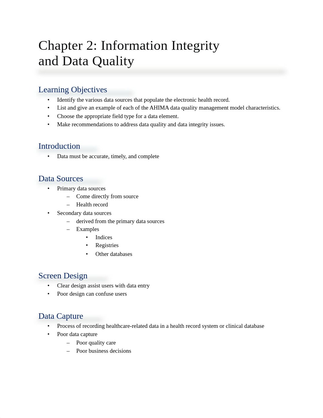 HIMT 1150 Chapter 2 PPT Notes.docx_d8xz5d586j5_page1