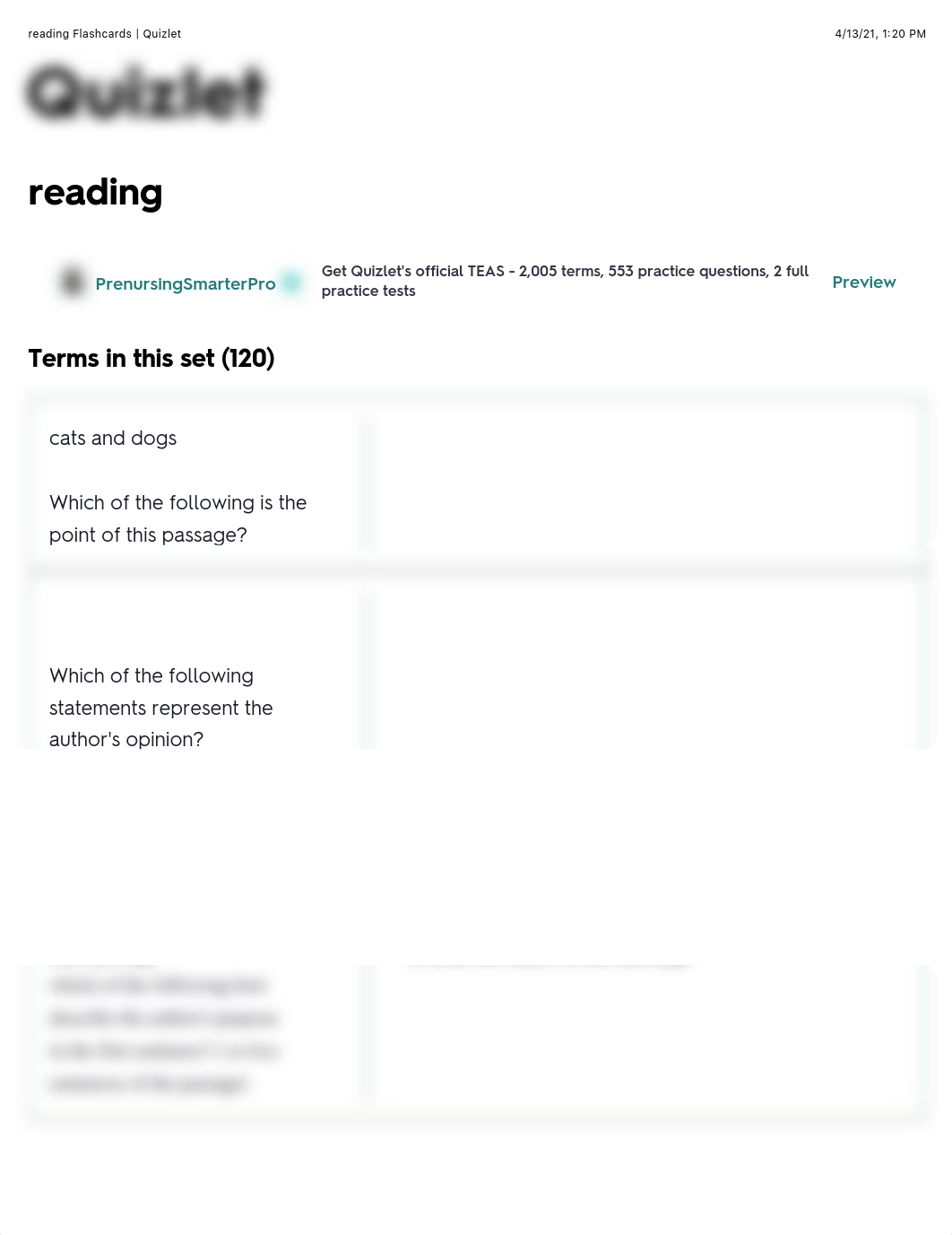 reading Flashcards TEAS | Quizlet.pdf_d8y3rp89z98_page1