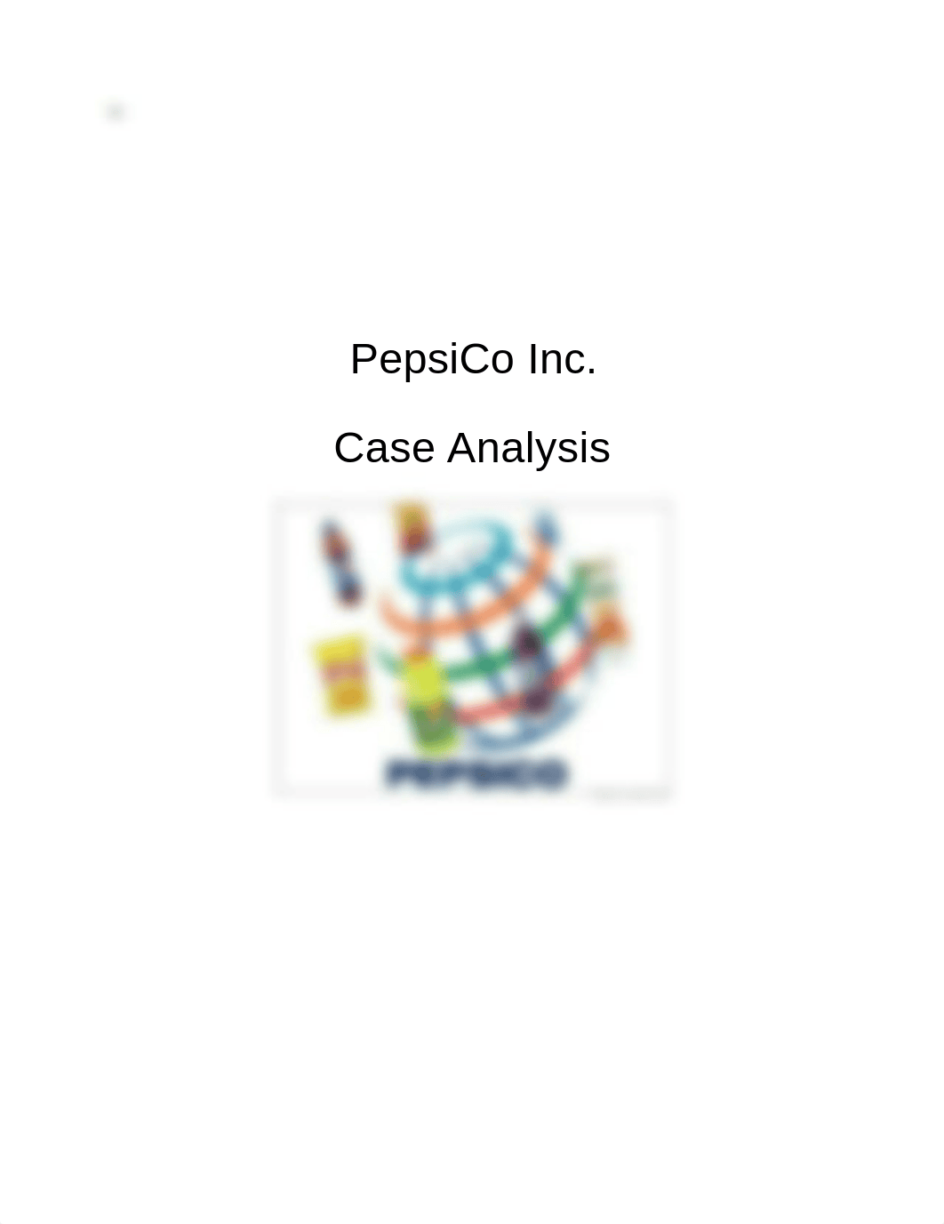 PepsiCo Inc Case Analysis_d8yl74g6al0_page1