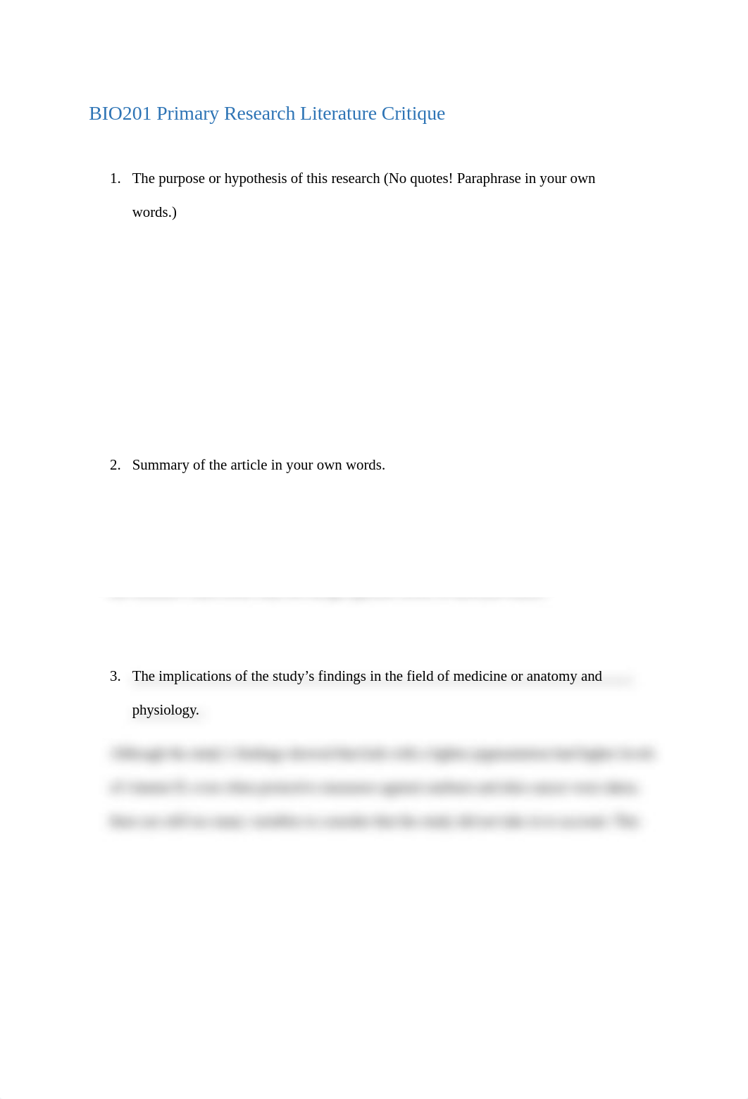 BIO201 Journal Article Critique.docx_d8yoalxvr3e_page1