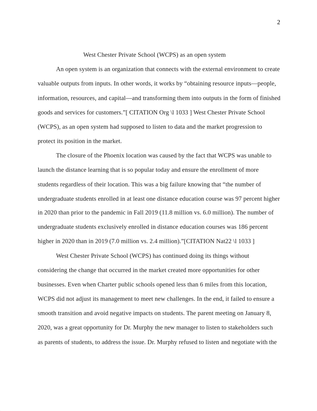 Benchmark - West Chester Private School Case Study.docx_d8yxjyxpj0a_page2