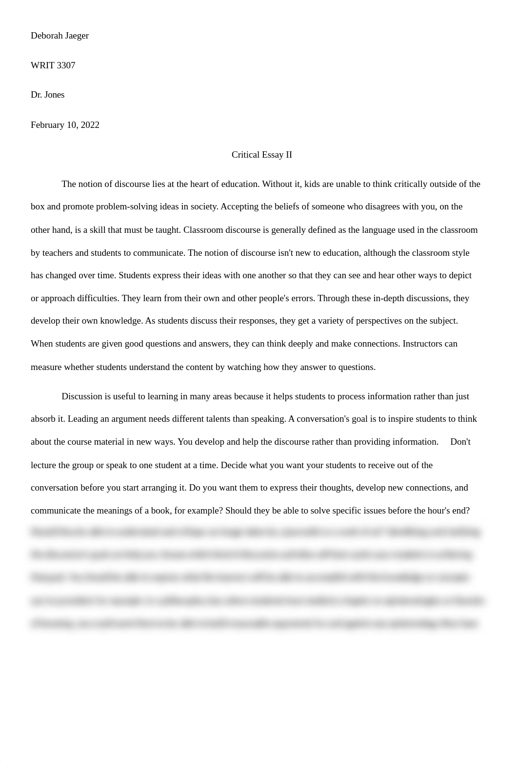 WRIT 3307 Critical Essay Assignment II.docx_d8zb4xthnzd_page1