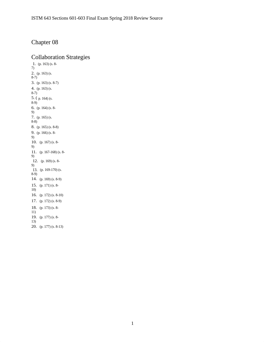 ISTM 643 Spring 2018 Final Review Source.docx_d8zbfizpngt_page1