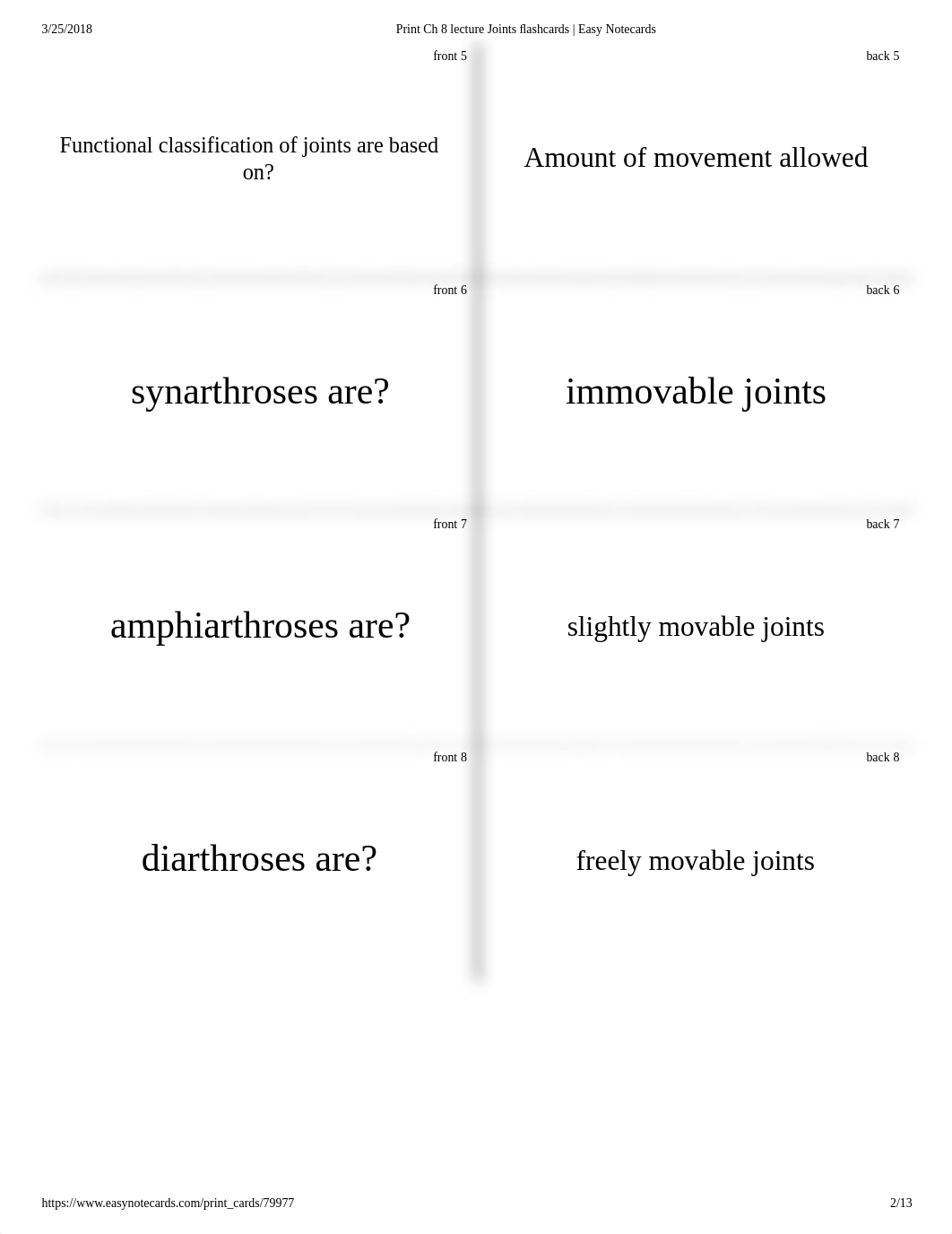 Print Ch 8 lecture Joints flashcards _ Easy Notecards.pdf_d8zdcnvqrzv_page2