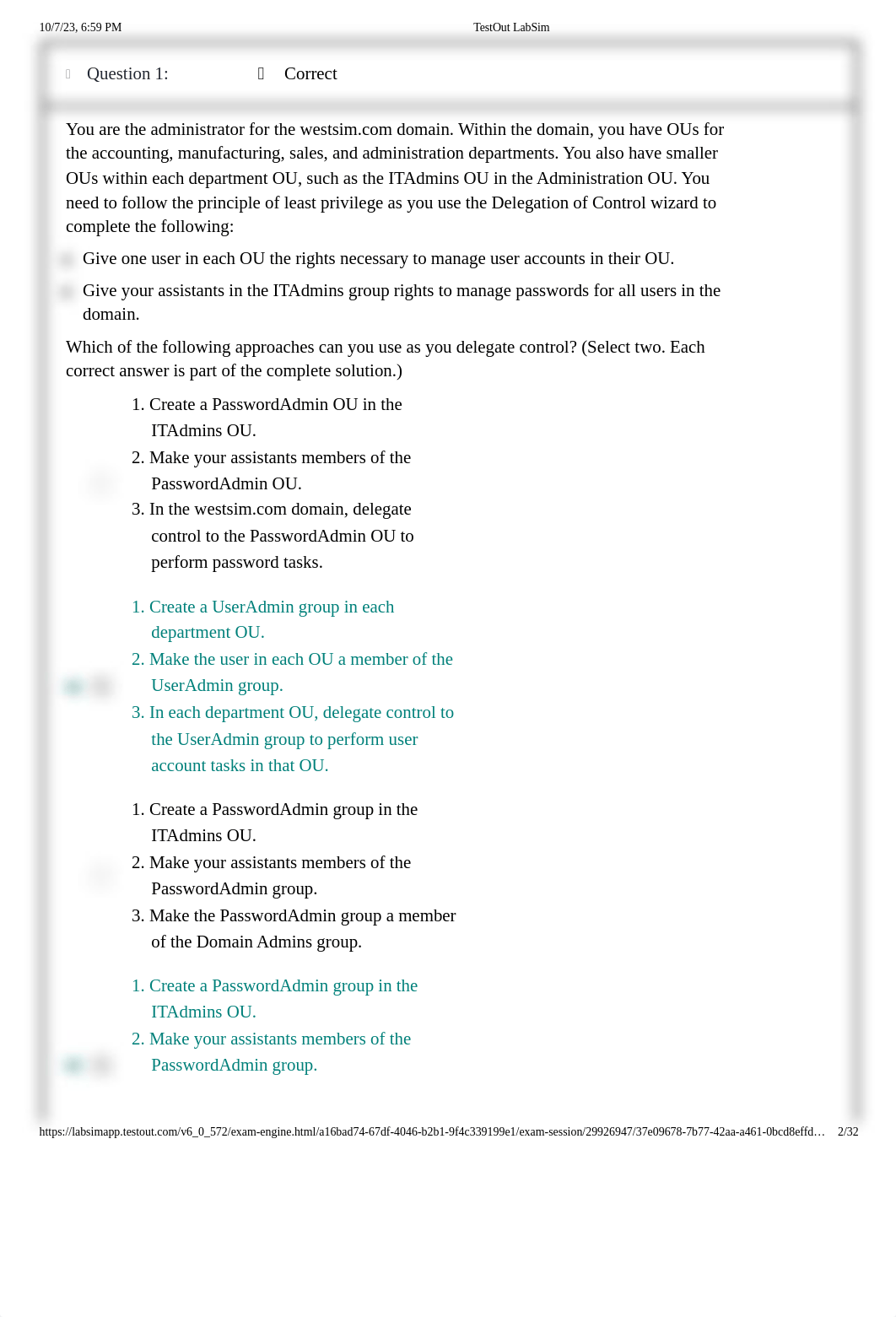 7.7.9 Practice Questions TestOut LabSim.pdf_d8zj415c2bq_page2