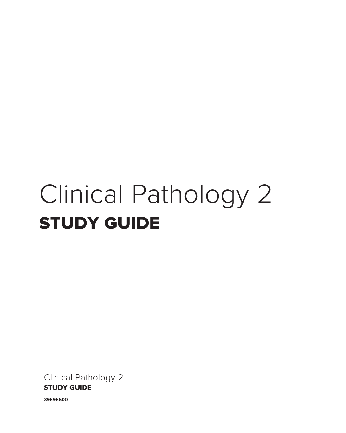 Clinical Pathology 2 Study Guide.pdf_d8zougl4oxs_page1