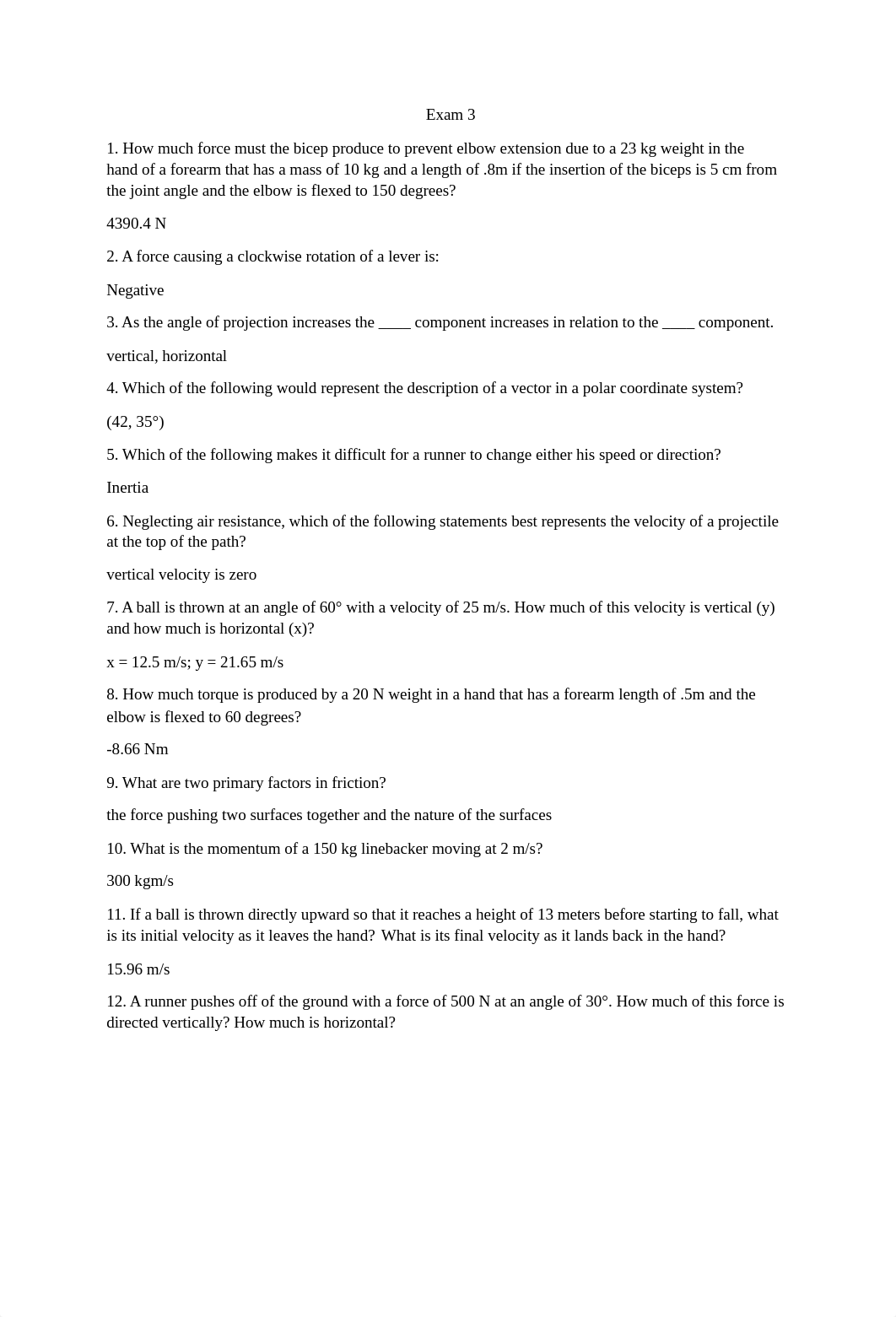 Biomechanics Exam 3 Review .docx_d8zq8k4sprf_page1