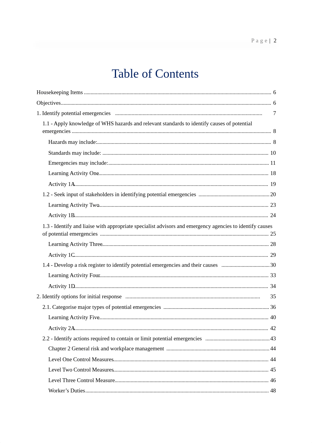 SLG - BSBWHS510 - Contribute to Implementing Emergency Procedures v Apr 2017.pdf_d8zt9rlwjst_page2