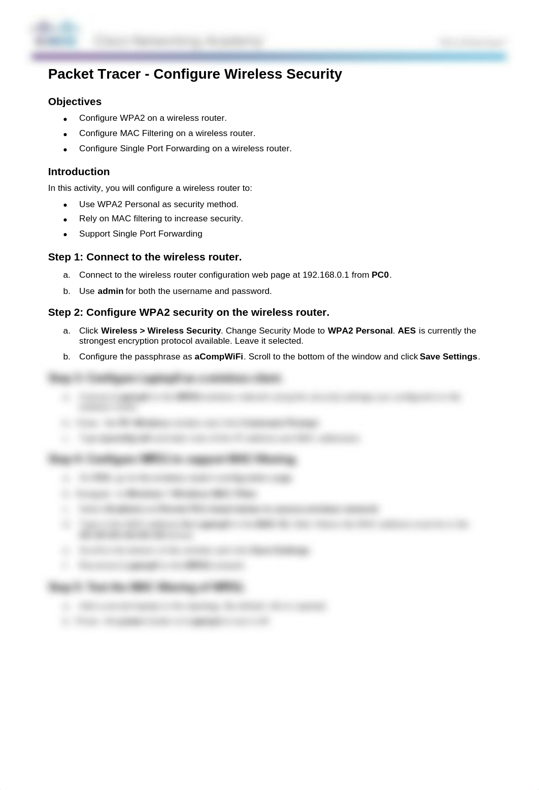 12.2.5.8 Packet Tracer - Configure Wireless Security.pdf_d8zxbe35jfv_page1