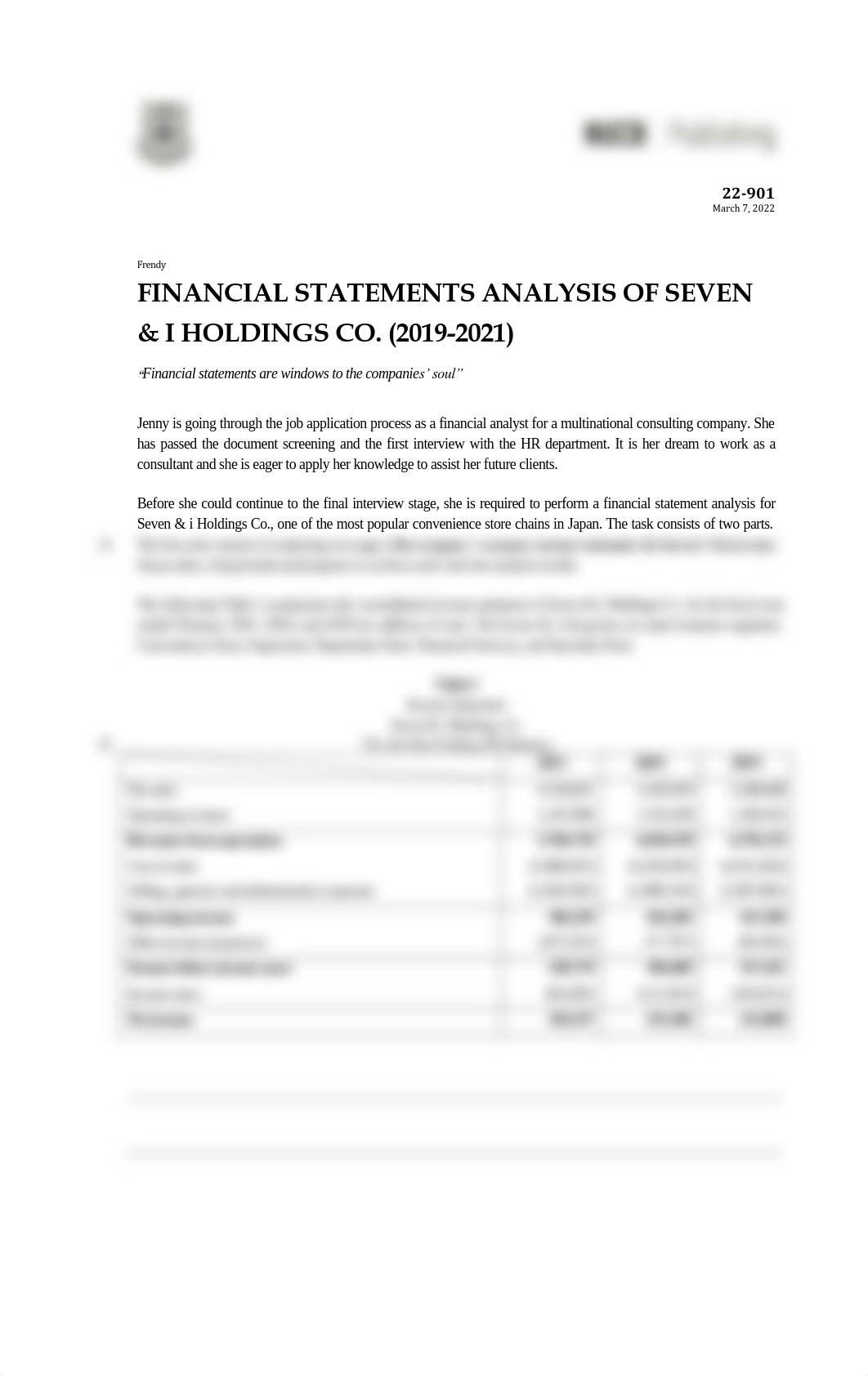 2. Financial Statements Analysis of Seven & i Holdings Co. (2019-2021).pdf_d900rsoinsy_page1