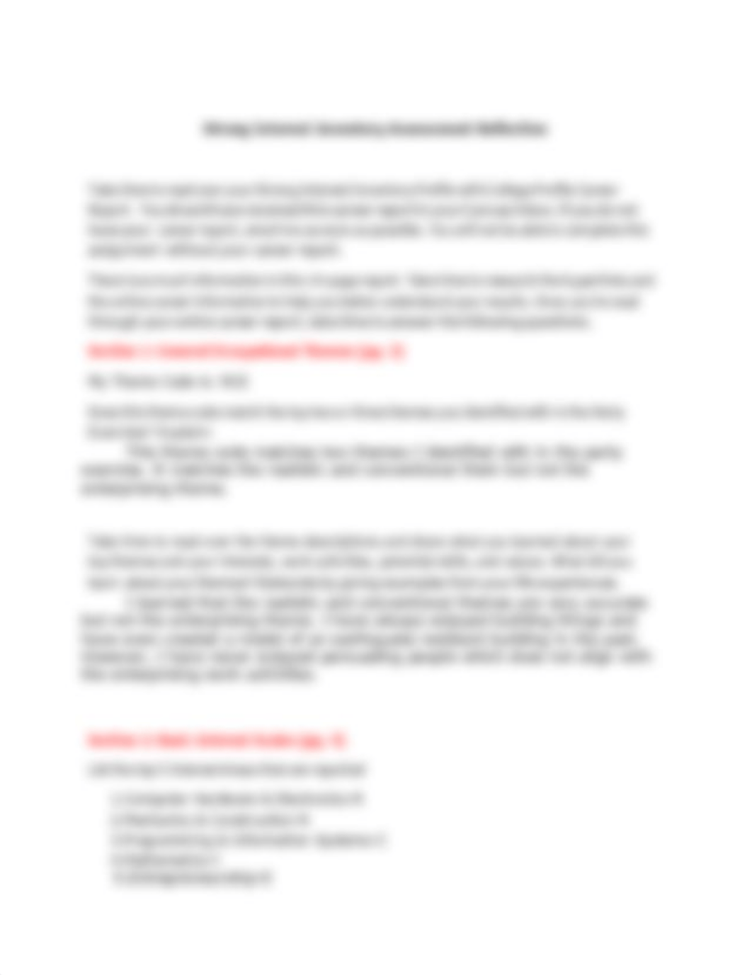 Strong Interest Inventory Career Report Reflection.pdf_d907e5moibr_page1