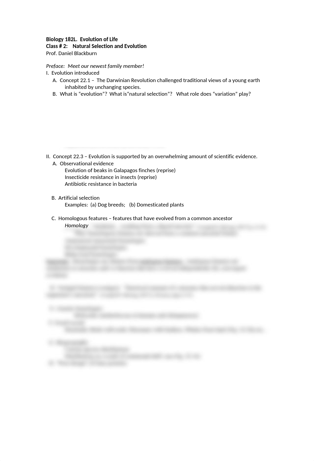 182-2- Natural Selection and Evolution -- Outline and questions 2019.docx_d9095ziqvvf_page1