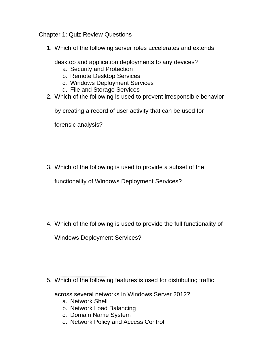 CSC 342 Midterm Practice Test_d90at0ufpie_page1