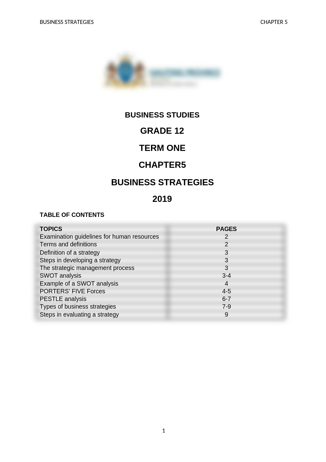 BUSINESS STUDIES GRADE 12 NOTES ON BUSINESS STRATEGIES.docx_d90lpypvz8x_page1