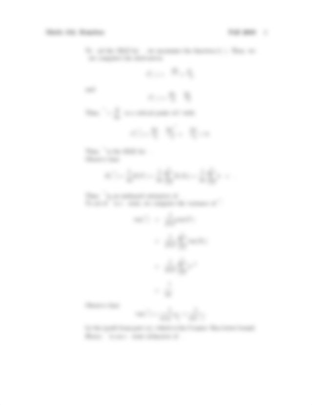 Exam 3 Review Problem Set Solution Fall 2009 on Statistical Theory_d90np4x8zwx_page2