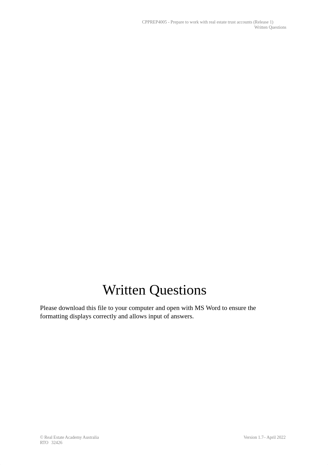 REAA - CPPREP4005 - Written Questions v1.7.docx_d90qxcujshy_page1