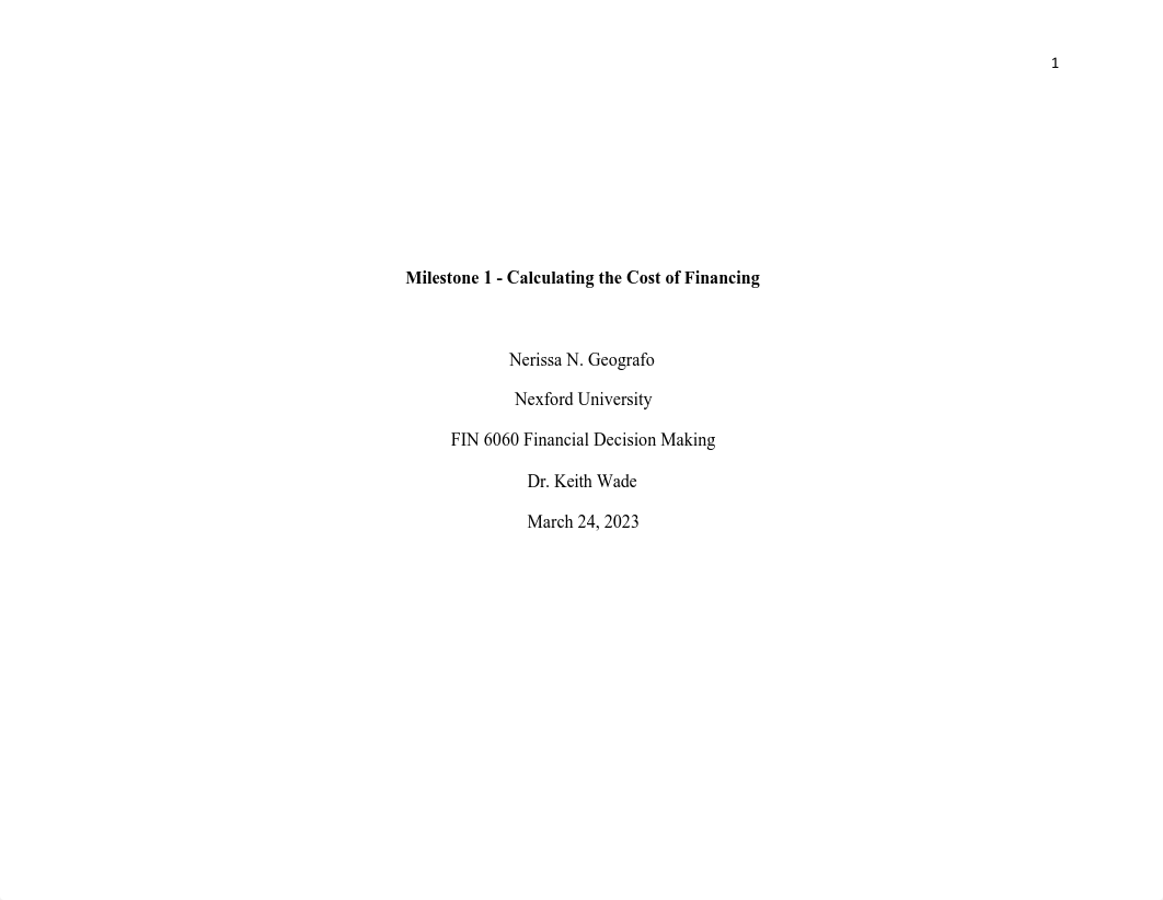 FIN_6060_Milestone 1 - Calculating the Cost of Financing.docx.pdf_d90t8z9gg4f_page1