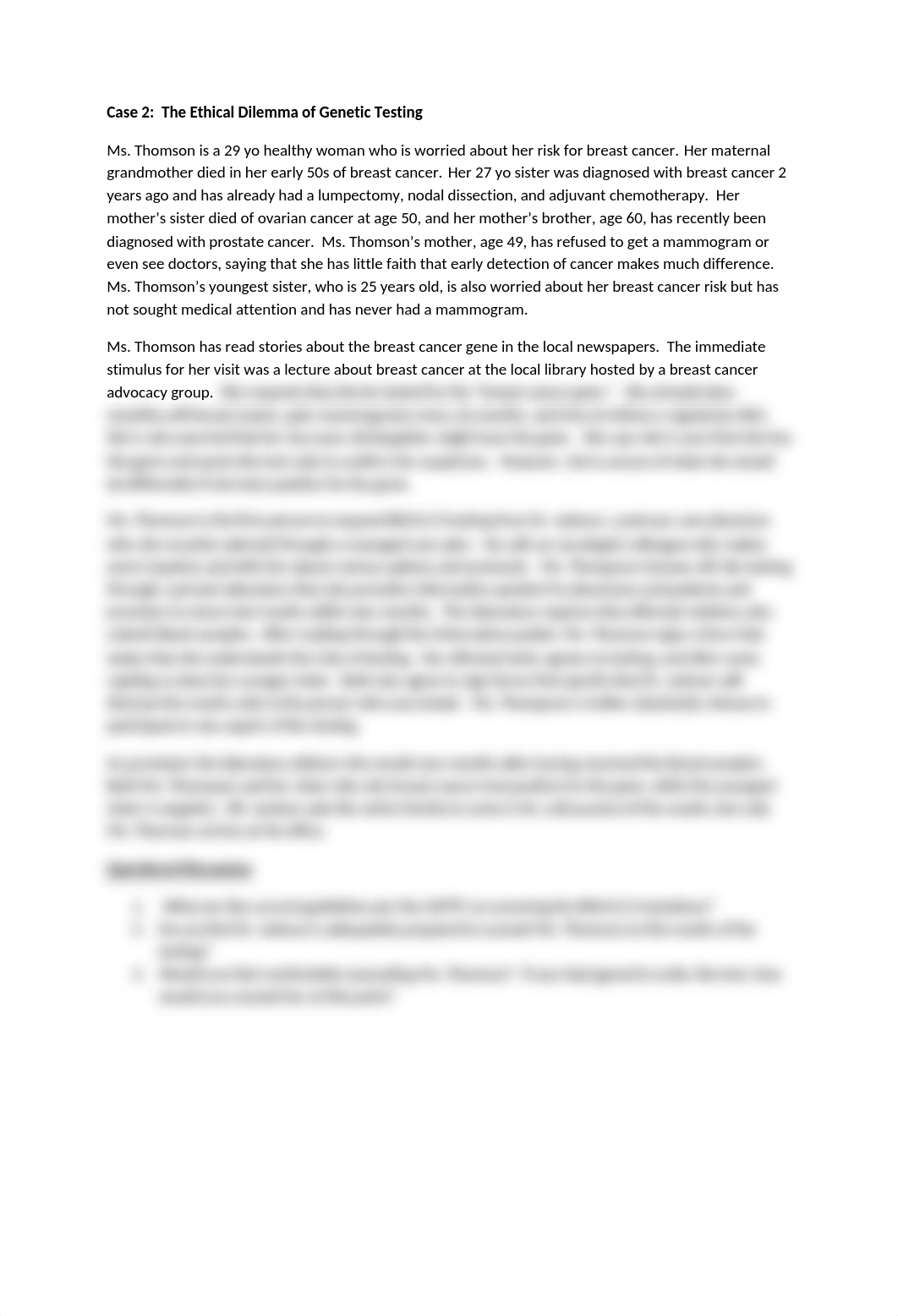 Case 2 The Ethical Dilemma of Genetic Testing.docx_d90trl1eta0_page1