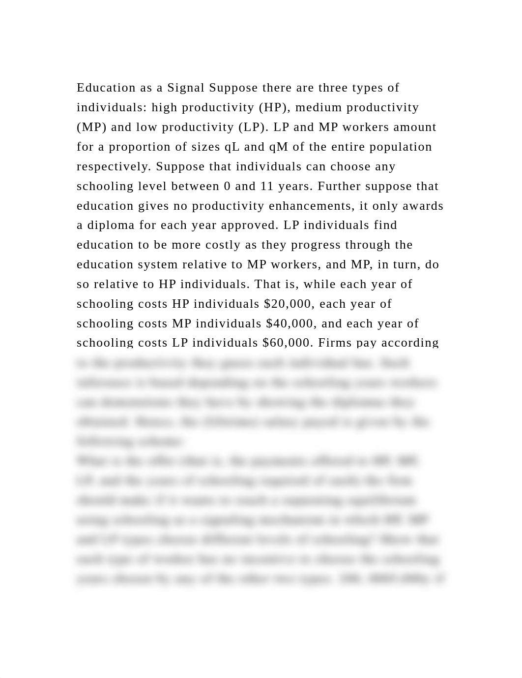 Education as a Signal Suppose there are three types of individuals .docx_d90ys1au54n_page2