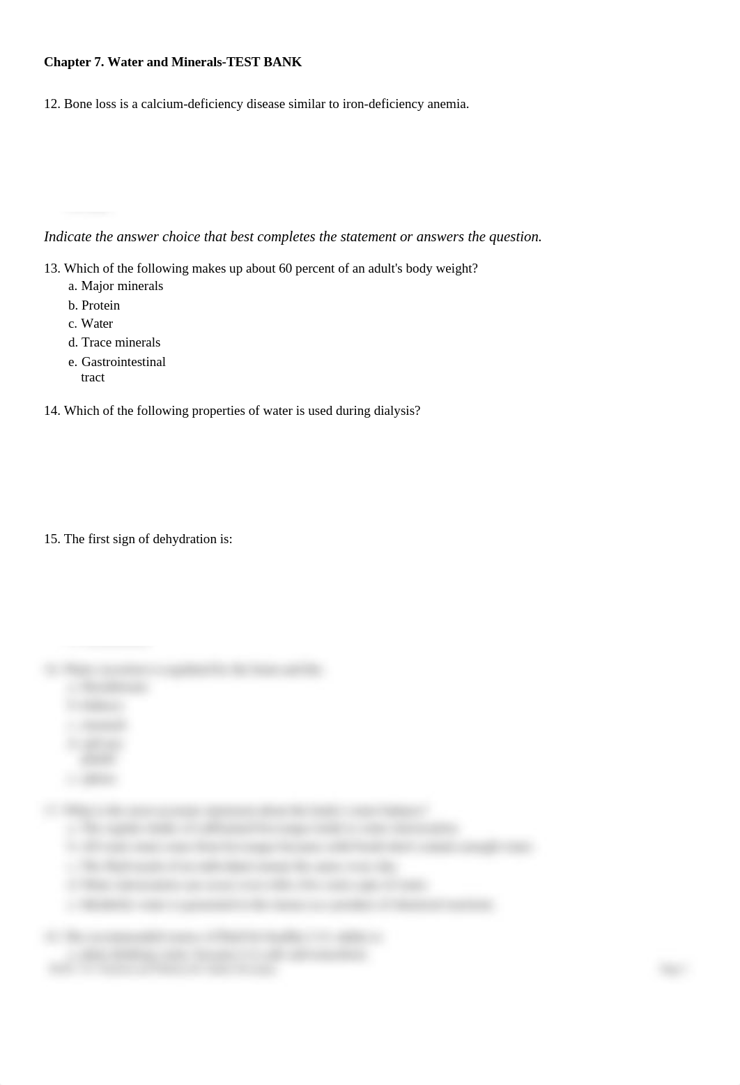 Chapter 7. Water and Minerals-TEST BANK.docx_d91ovmbwmi3_page2