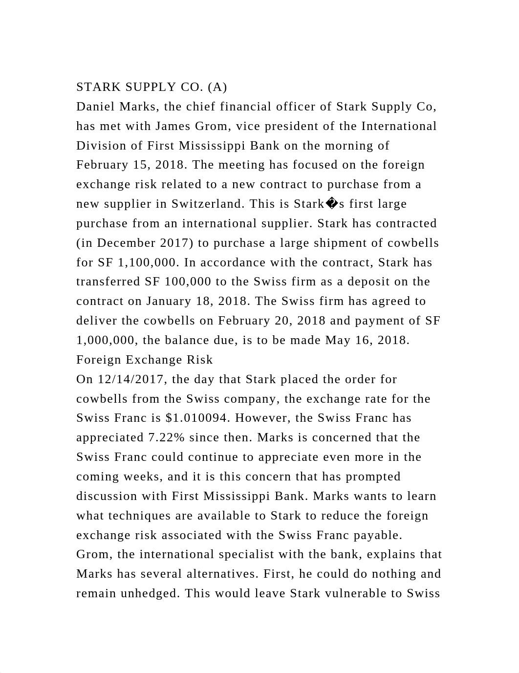 STARK SUPPLY CO. (A)Daniel Marks, the chief financial officer of S.docx_d91r5nvd34l_page2