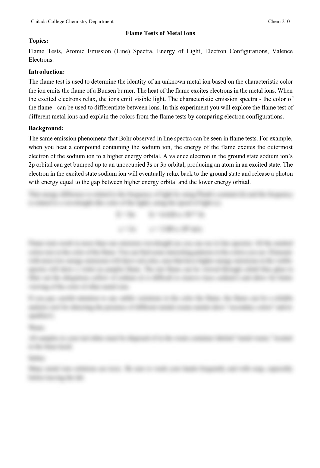 Lab Instructions _ Flame Tests of Metal Ions.pdf_d91r64fd122_page1