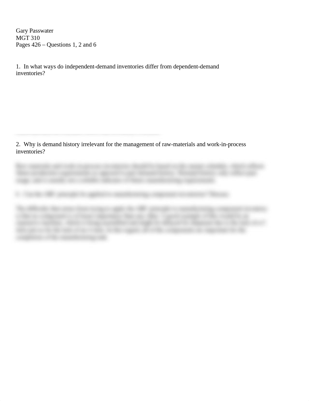 Gary Passwater MGT 310 Page 426 Questions_d91raf46h6y_page1