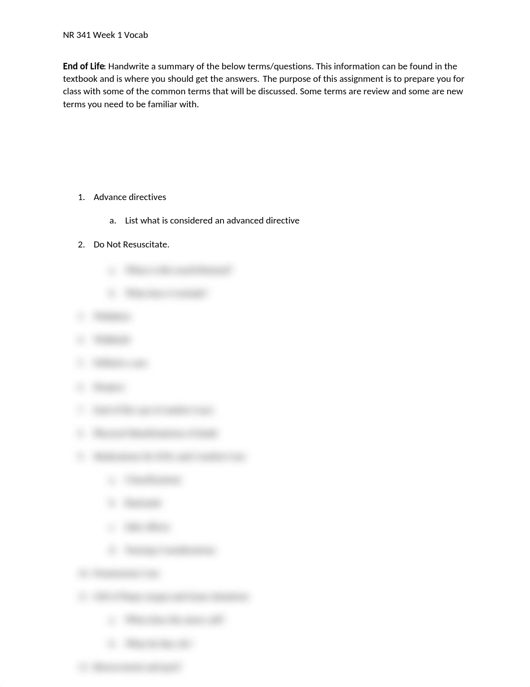 WK 1 - NR 341 Vocab End of Life.docx_d91s7pc8hbf_page1