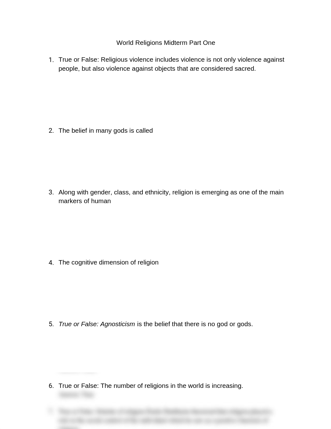 World Religions Midterm Part One_d91vfuveqfj_page1