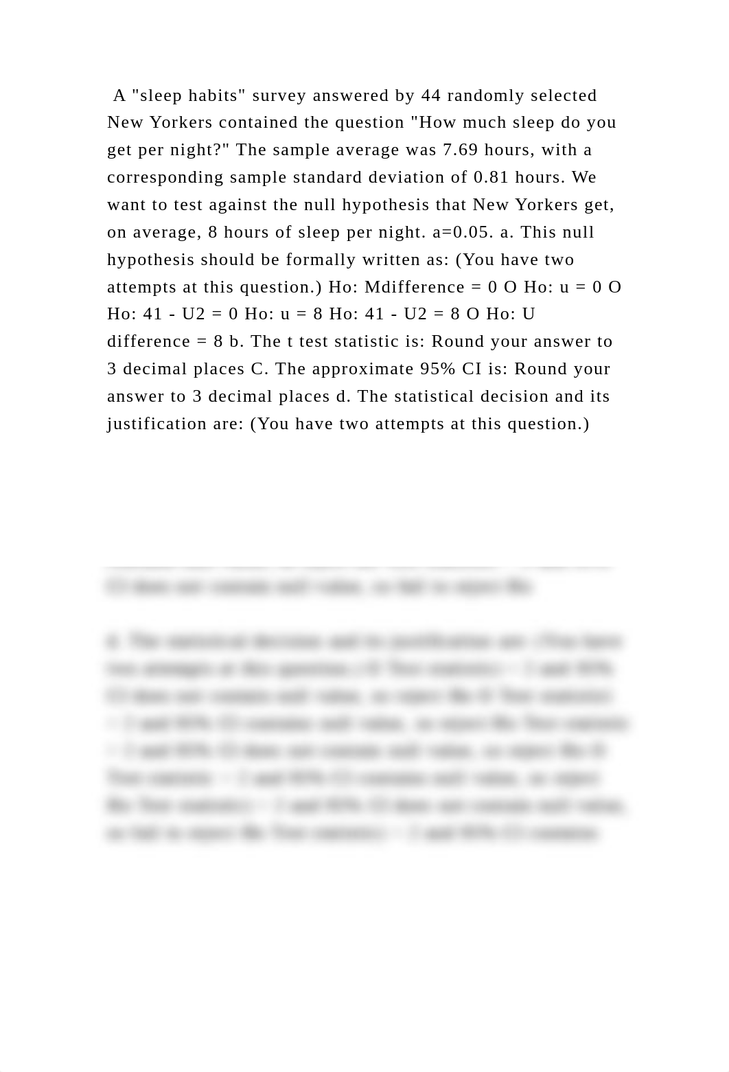 A sleep habits survey answered by 44 randomly selected New Yorkers .docx_d91wveq2fx7_page2