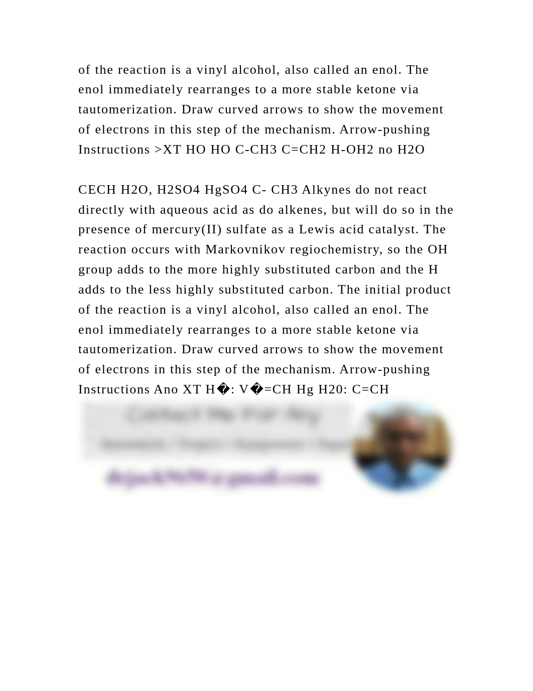 Alkynes do not react directly with aqueous acid as do alkenes, but w.docx_d91x0tpcvhc_page3