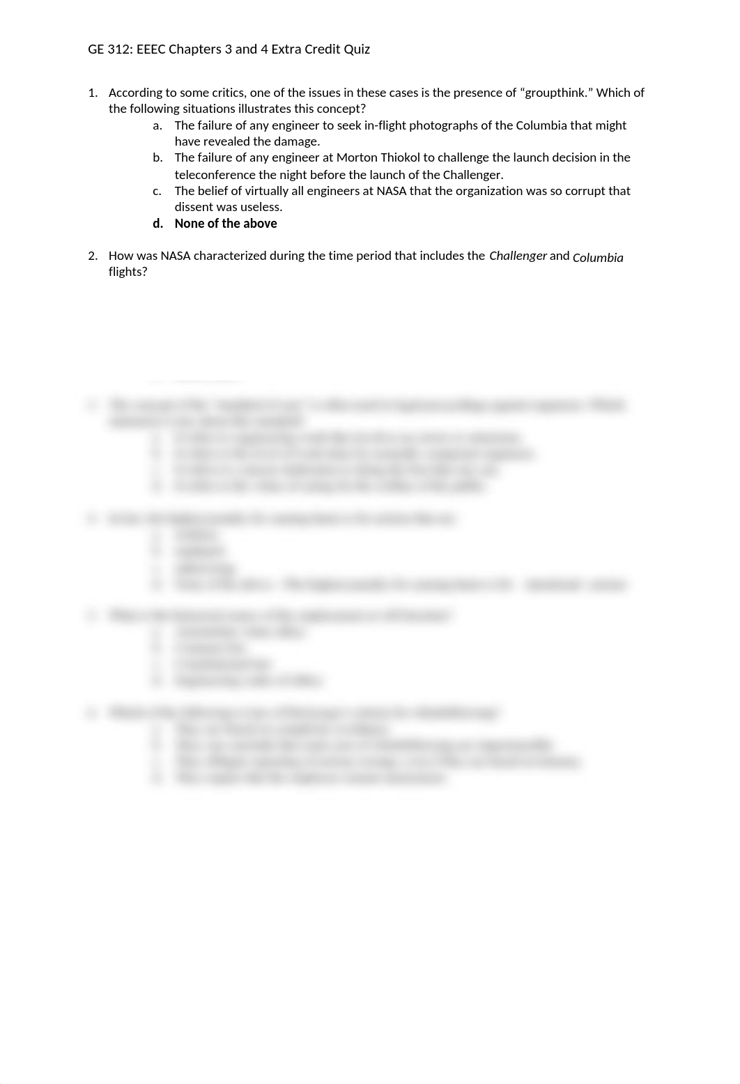 GE312_Ethics_ValparaisoCOE_Chapters 3&4-Extra Credit Quiz--Answer Key.docx_d91zm4h7yda_page1