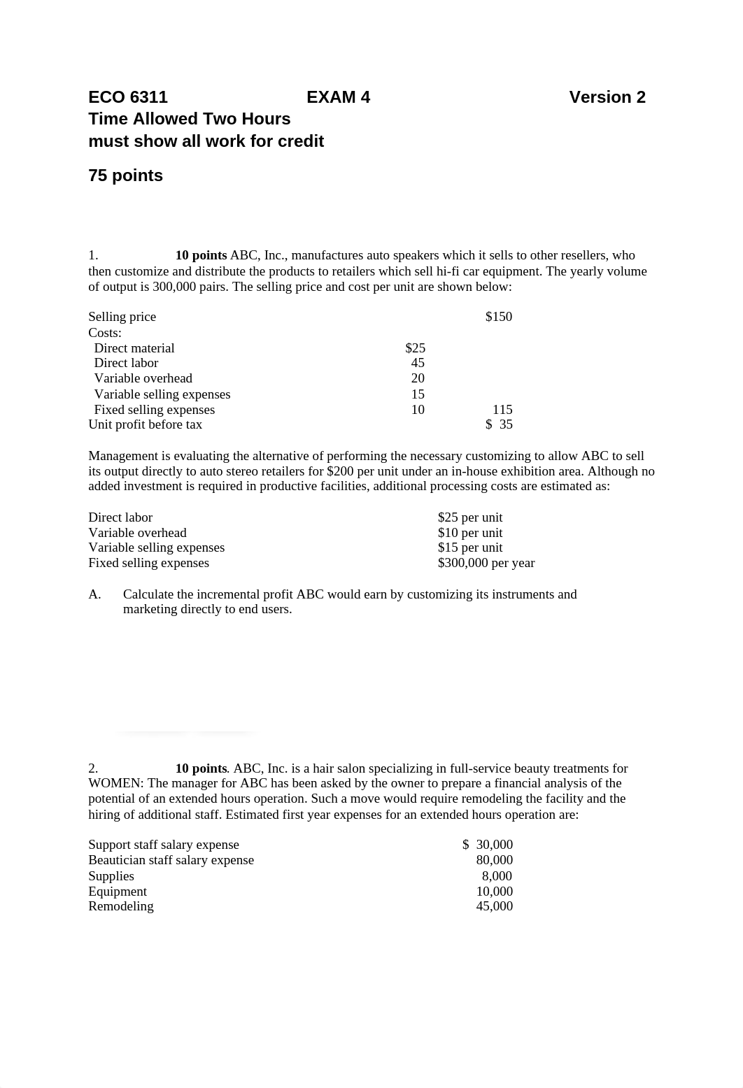 ECO 6311 EXAM 4 Version 2_d920ot5ym07_page1