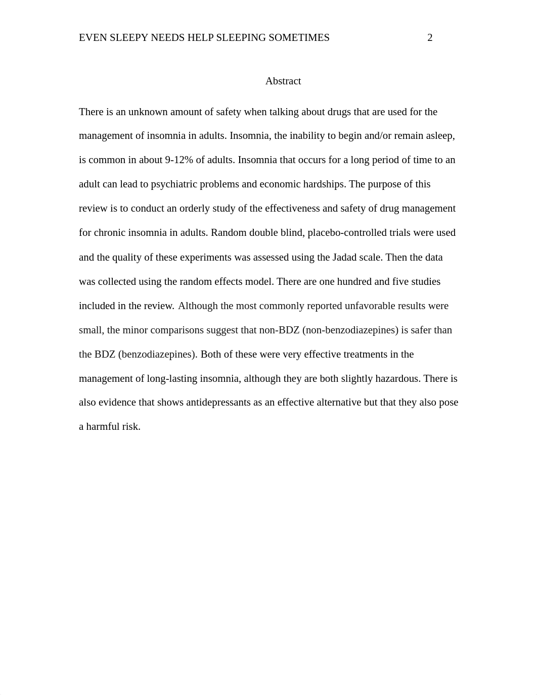 The Efficacy and Safety of Drug Treatments for Chronic Insomnia in Adults.docx_d927lw8fjd7_page2