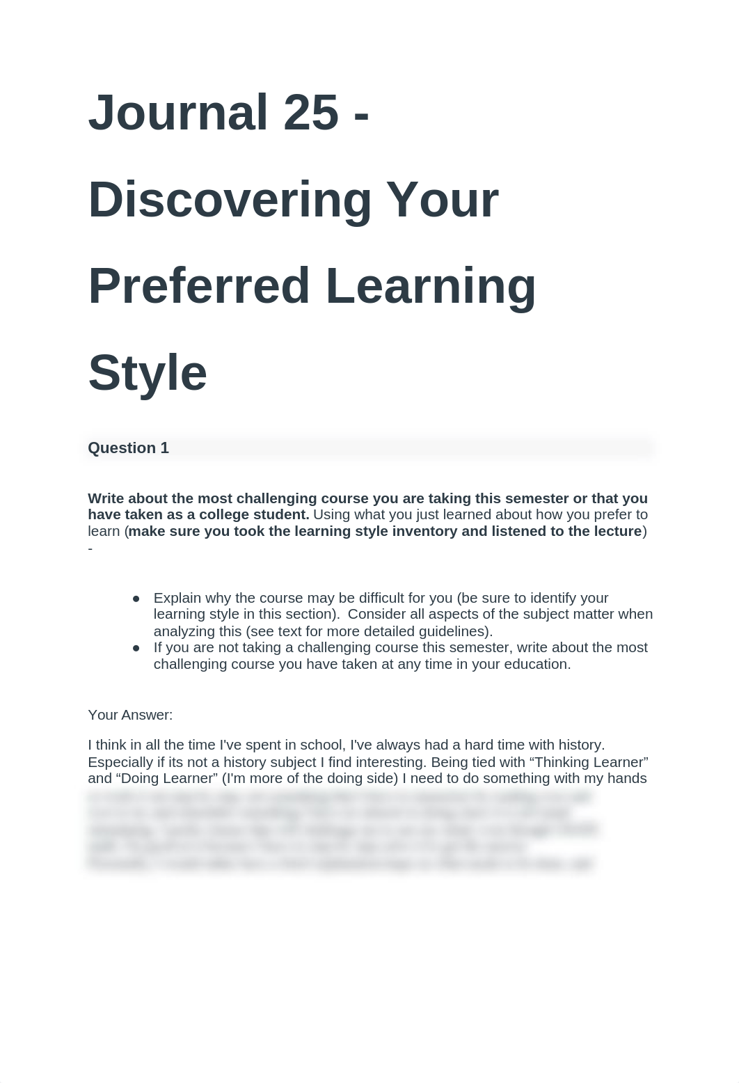 EPY 101 Journal 25 - Discovering Your Preferred Learning Style.docx_d92ecx17md5_page1