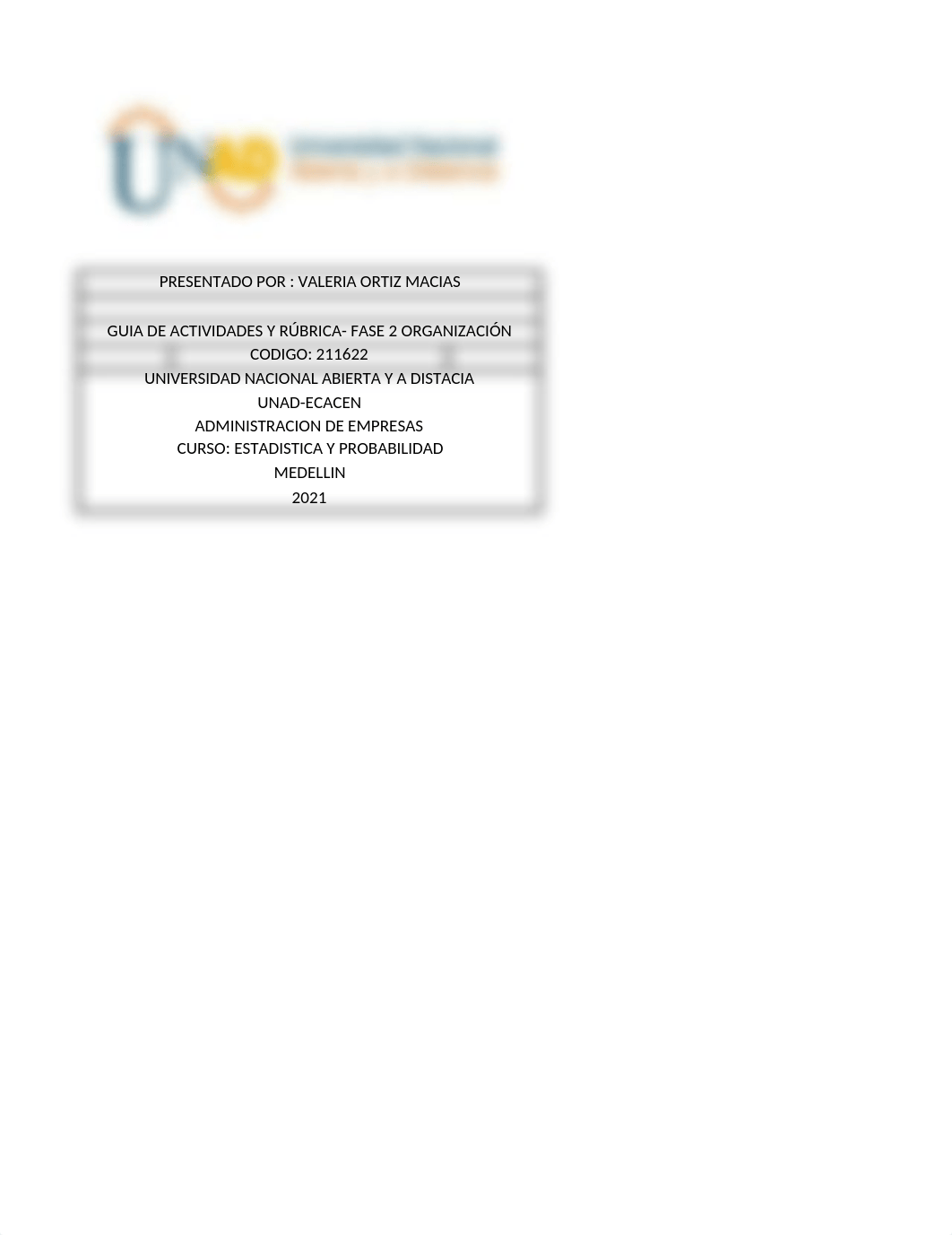 ESTADISTICA Y PROBABILIDAD ACTIVIDAD FASE 2-ORGANIZACION.xlsx_d92fpdur0y4_page1