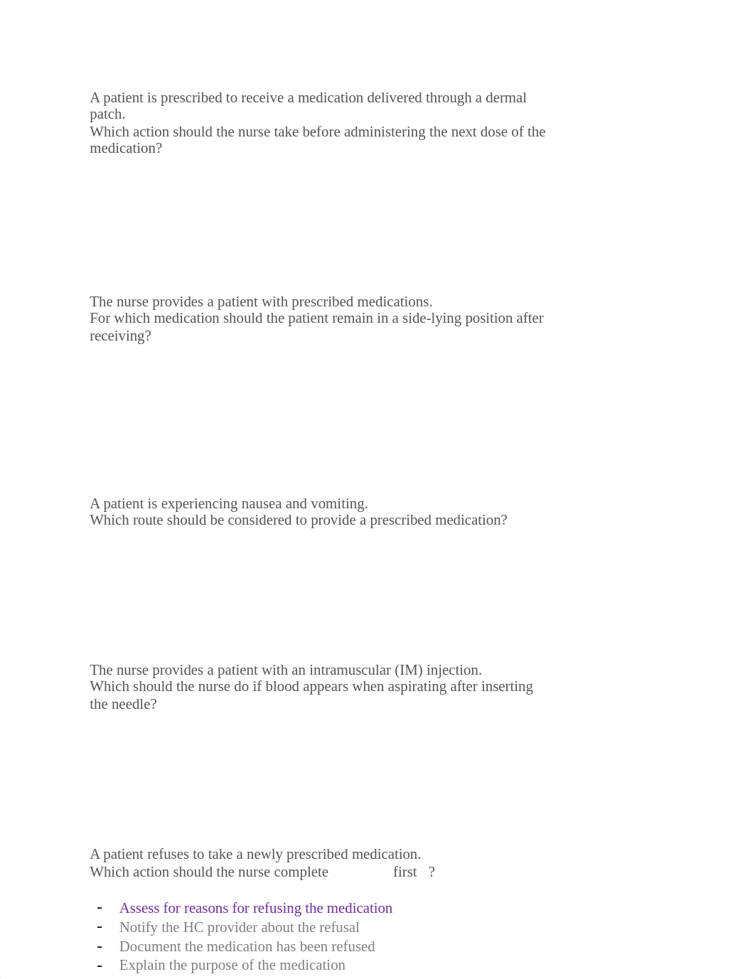 CHAP 3: 7 Drug Admin: Medication Errors Mylab questions .docx_d92ktxbej2q_page1