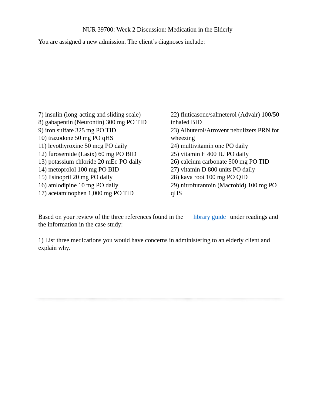 NUR 39700 Week 2 Medication Assignment_Revised.docx_d92m6tqx5ey_page1