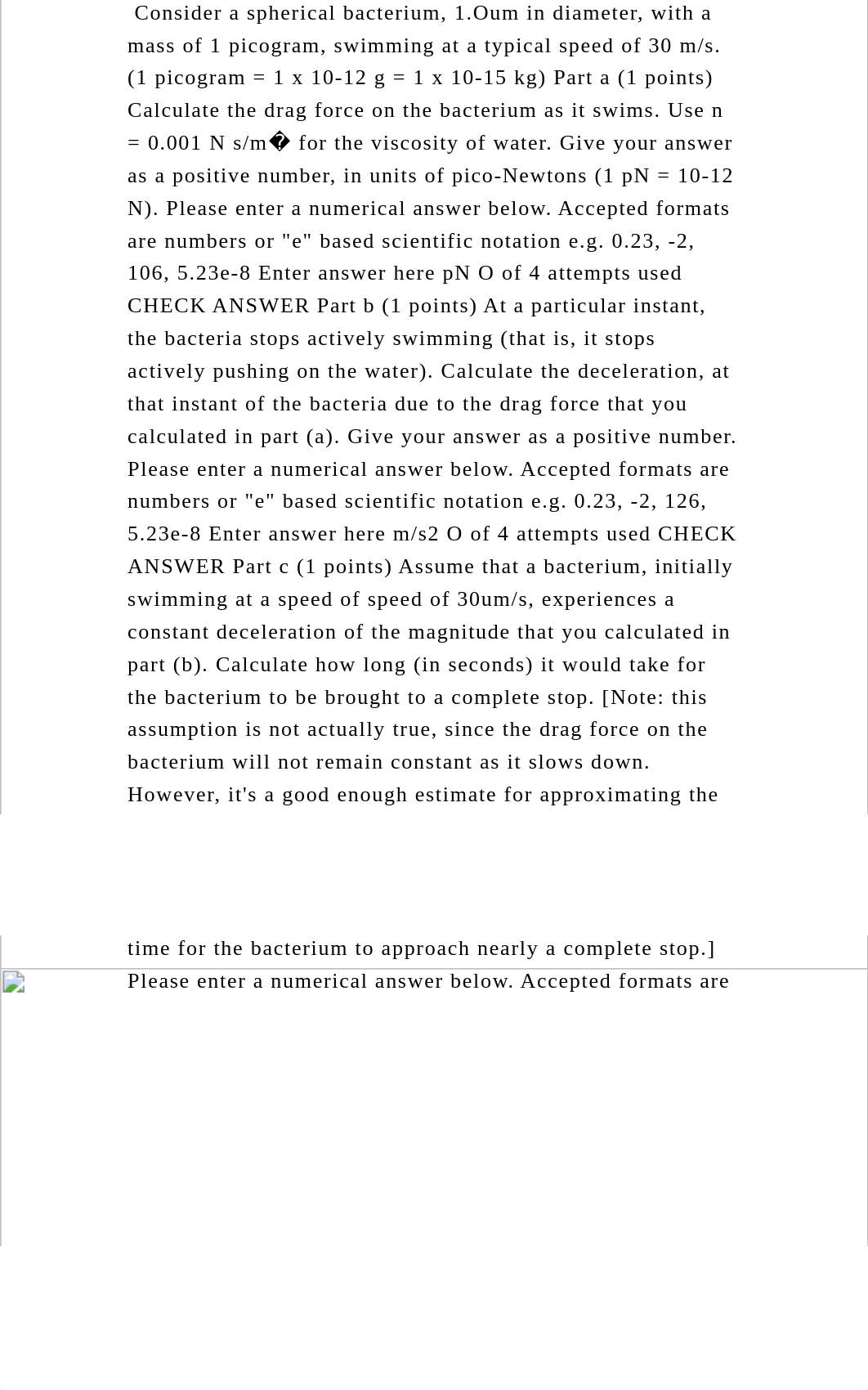 Consider a spherical bacterium, 1.Oum in diameter, with a mass of 1 p.docx_d92zf165f47_page2