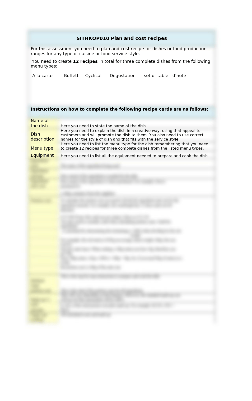 SITHKOP010 Plan and cost recipes instructions.docx_d9364v25crm_page1