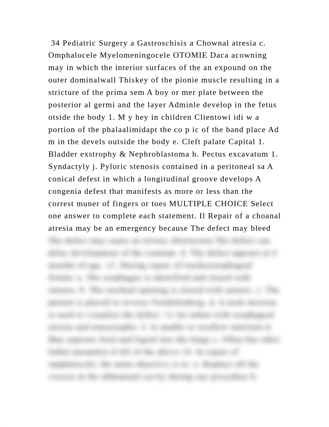 34 Pediatric Surgery a Gastroschisis a Chownal atresia c. Omphalocele.docx_d949267cz59_page2