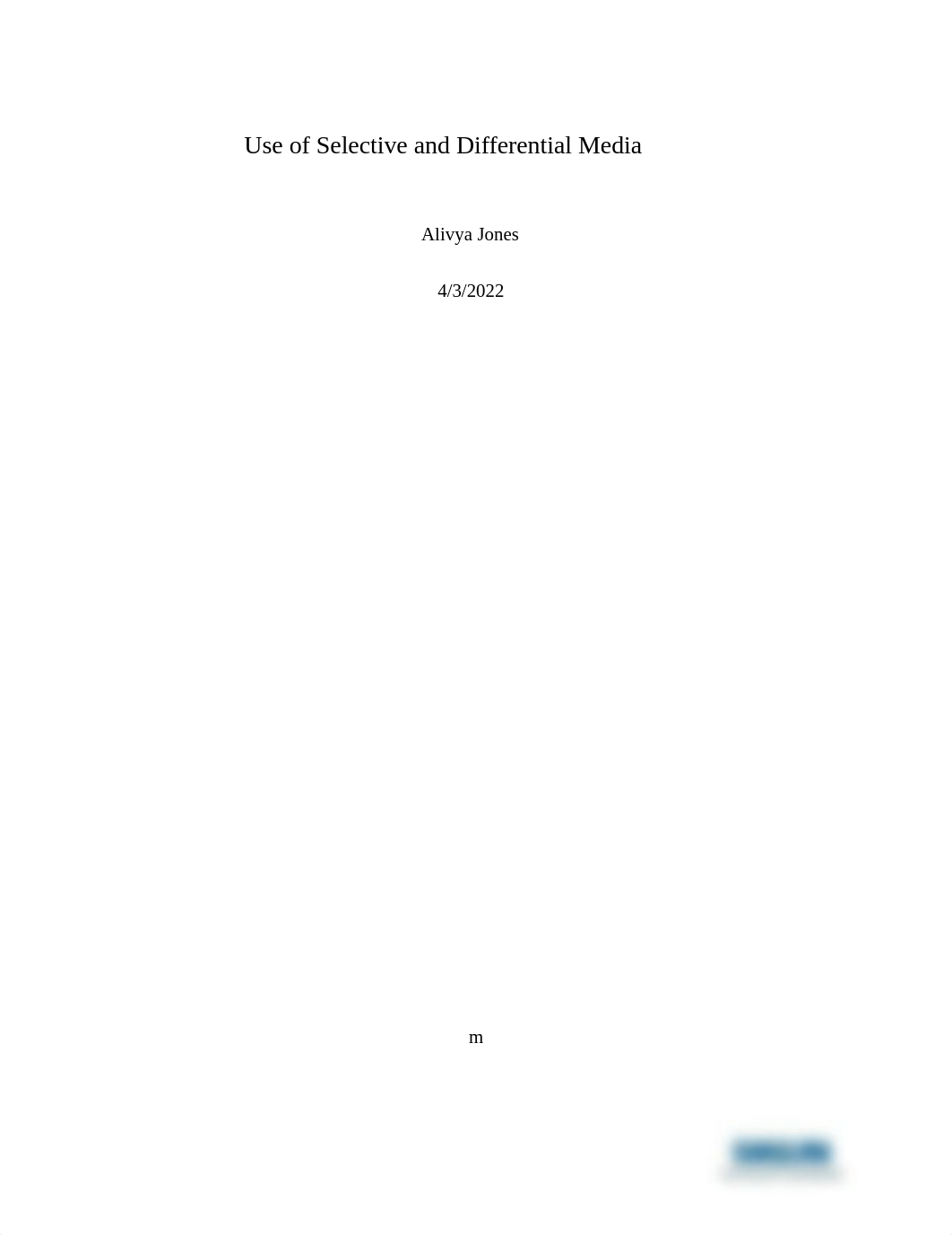 LAB 7_Use of Selective and Differential Media .pdf_d94c1era2g2_page1