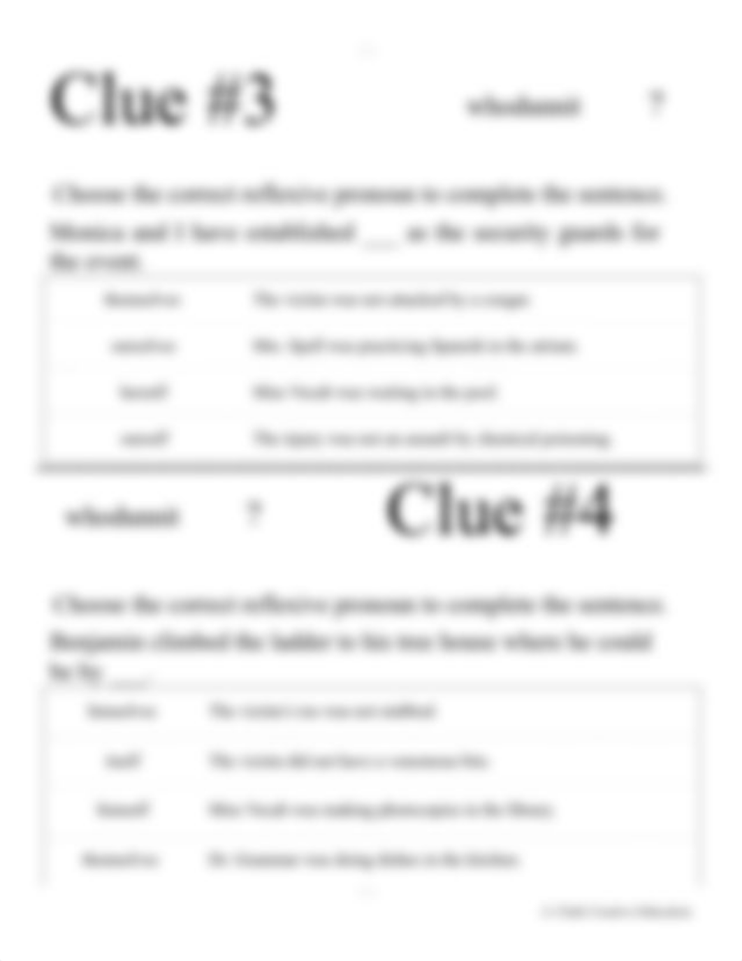 Whodunnit - Pronouns - Intensive and Reflexive.pdf_d94lfhvek7i_page5