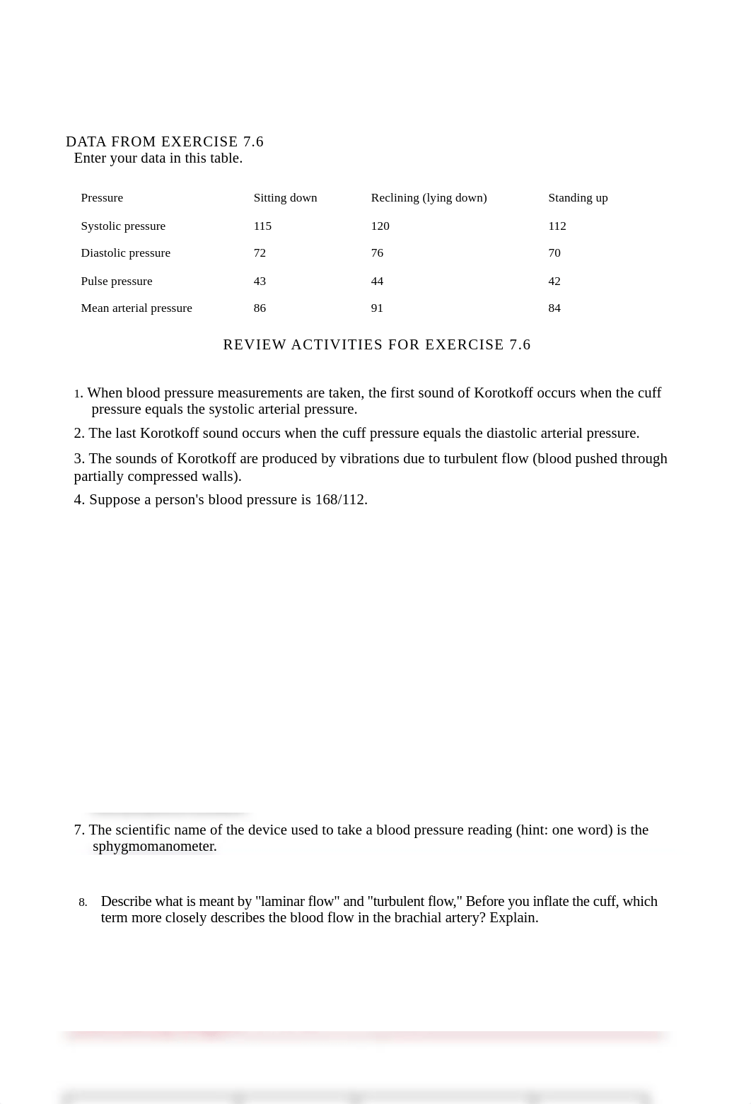 Ex 7.6 & 7.7 Blood Pressure and Fitness ANSWER KEY.pdf_d9542r68qul_page1